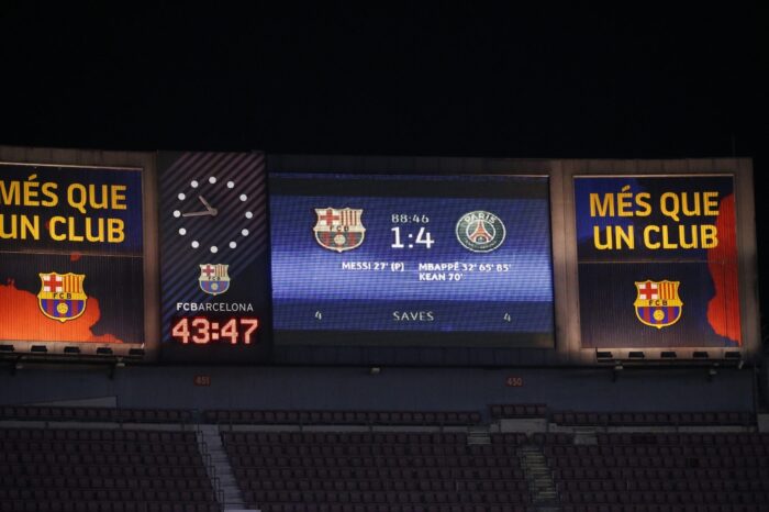 Keylor Navas y el PSG golearon en el que podría ser el último juego de Champions de Messi con el Barca