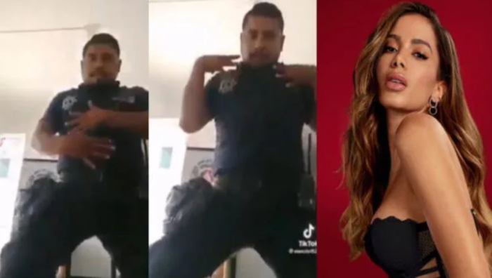 Sancionan a policía por grabarse bailando en TikTok "Envolver", de Anitta
