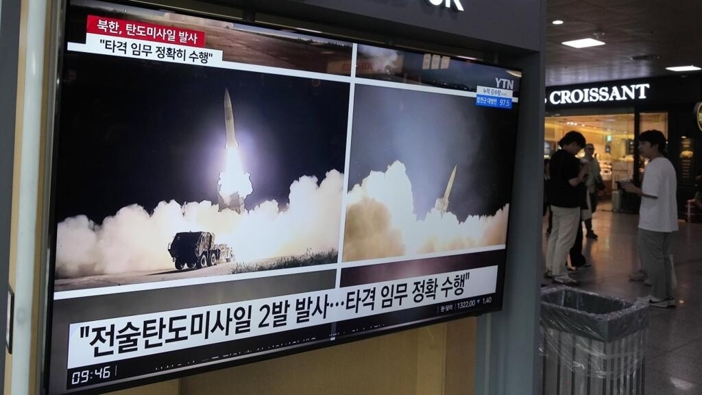 Corea del Norte disparó dos misiles balísticos contra Corea del Sur el miércoles 30 de agosto de 2023.