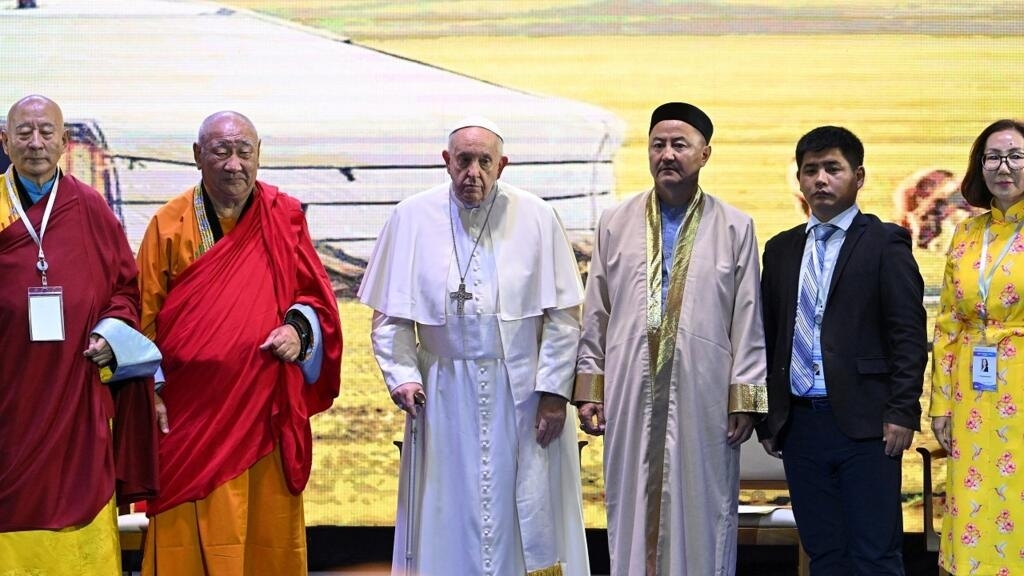 El Papa Francisco en una reunión ecuménica en Ulán Bator, Mongolia, el 3 de septiembre de 2023.